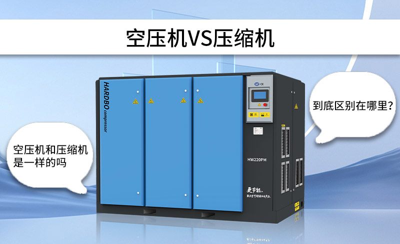 空壓機和壓縮機一樣嗎？到底區別在哪里？